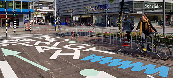 Streetart in Westblaak Rotterdam